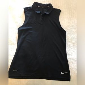 Ladies Nike black golf shirt